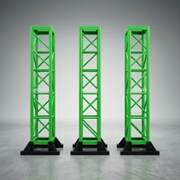 Truss de Aluminio Profesional de 12''x 12'' Thomas / Tomcat con Tornillos y Pernos - Truss de Aluminio para Techos de Escenarios de Conciertos