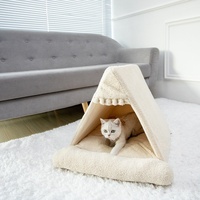 Pet Dog House Zwinger Falten Wasch bares Zelt Welpe Katzen bett Indoor Outdoor Home Spielen Hund Tipi Zubehör Haustier Bett