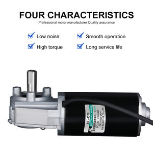 Motoriduttore a Vite Senza Fine <span class=keywords><strong>DC</strong></span> <span class=keywords><strong>12V</strong></span> 80 giri/min ad Alta Coppia e Bassa Rumorosità con Spazzole e Riduzione ad Angolo Retto - Product Image 2