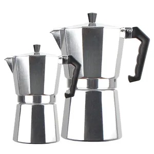 Aluminium Stovetop Moka Coffee Pot 150ml 300ml Moka Pot Espresso Coffee Maker