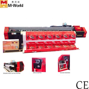 Dijital mürekkep püskürtmeli reklam yazıcı m-dünya 3.2 metre UV yazıcı dört xp600/dx5/dx7/I3200 kafa makine için baskı rengi - Product Image 2