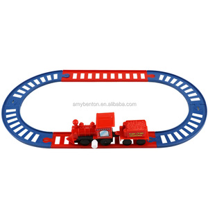 Nouveaux produits Jouets DIY Piste de voiture à fente en plastique Jouet de train à remonter Piste de voiture pour enfants - Product Image 1