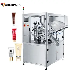 Abcdpack đầy đủ tự động siêu âm kem đánh răng ống nhựa làm đầy và niêm phong máy mỹ phẩm Kem điền niêm phong máy