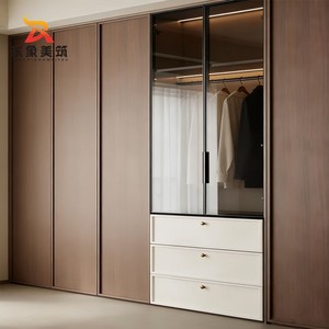 Armoire multifonctionnelle personnalisée respectueuse de l'environnement E0, adaptée aux petits appartements, chambre à coucher, intérieur - Product Image 2