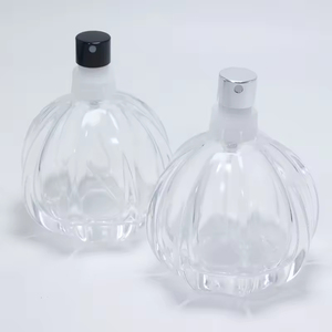 Nuevo Diseño MUB, Botella de Perfume de Vidrio Transparente de 50 ml con Forma de Bola y Cuello Prensado, con Tapa de Zinc de Lujo - Product Image 4