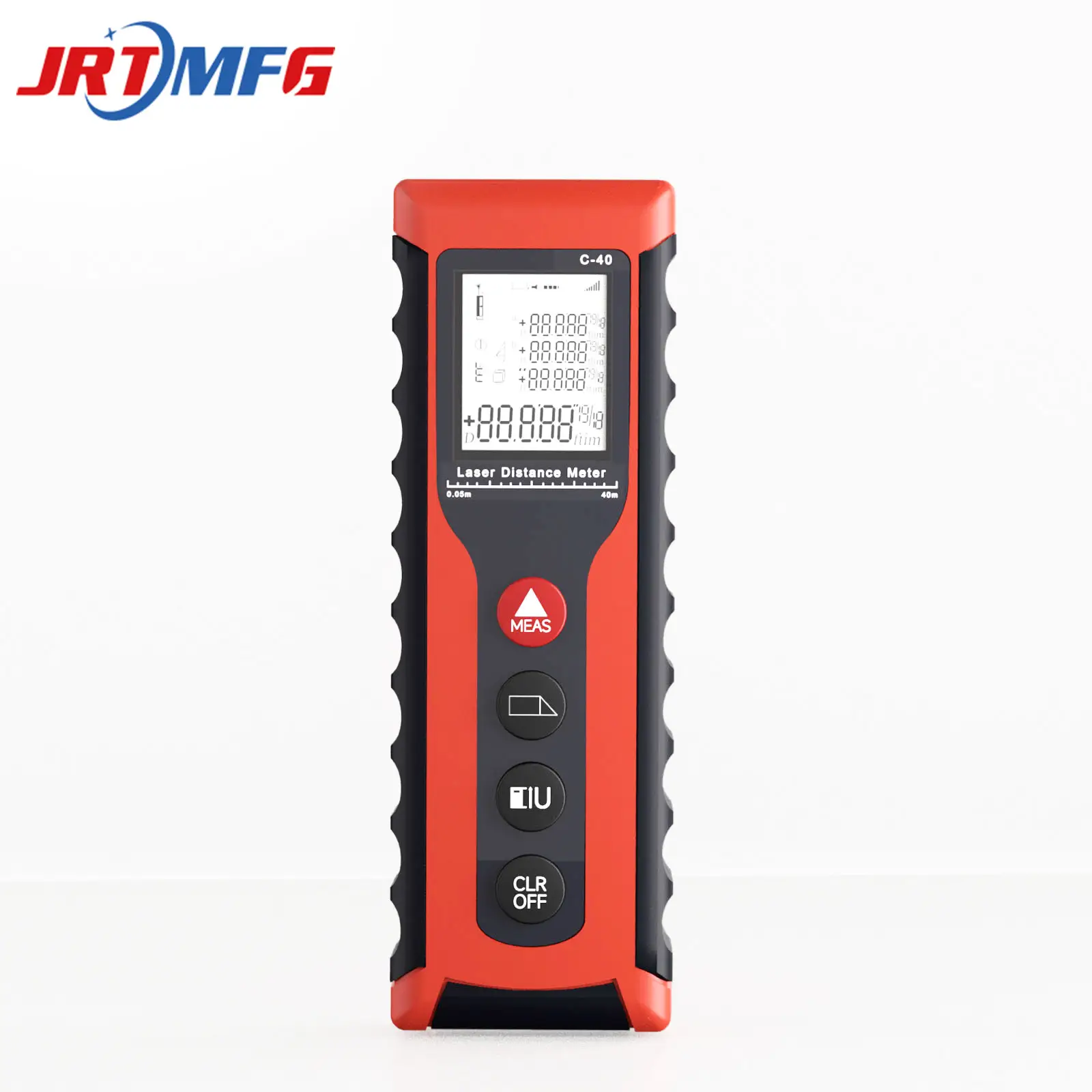 JRT 80m Portable Residual Current Device Long Distance IR Light Tape Measure With Logo Custom For Indoor Volume Measurement