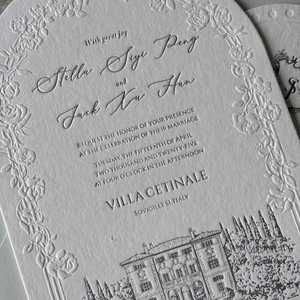 Invitation de mariage haut de gamme avec impression UV personnalisée pour les acheteurs B2B - Product Image 2