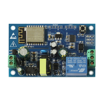 Módulo de relé remoto de red ESP8266, 1 canal, 220V, controles de aplicación móvil, WiFi, interruptor de casa inteligente