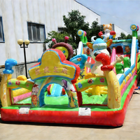 Castillo Inflable con Tobogán y Obstáculos con Diseño de Tigre, para Fiestas Infantiles Comerciales, Casa de Brinco para Alquiler