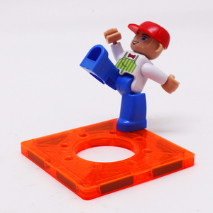 50 pièces MAGNESCAPE Blocs de construction magnétiques Lettres <span class=keywords><strong>et</strong></span> chiffres - Jouet éducatif de construction pour enfants de 5 à 7 ans - Célèbre - Product Image 3