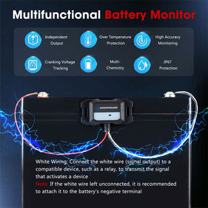 ATEM POWER 12V <span class=keywords><strong>24V</strong></span> IP67 방수 APP 제어 스마트 배터리 모니터 실시간 모니터링 지능형 배터리 감지 - Product Image 3