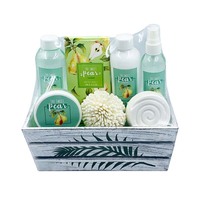 2019 en gros étiquette privée maison pas cher corps soins de la peau spa kit ensemble de cadeau de bain
