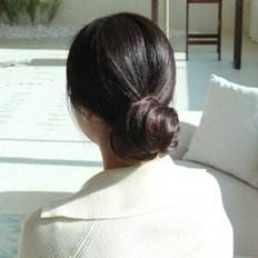 Capelli vergini umani 100% di alta qualità con parrucca a righe marrone naturale (WFJ8IDQ) con lunghezze allungate da 14 a 36 pollici - Product Image 1