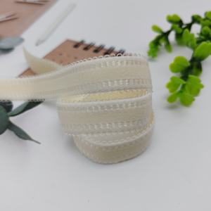 Sangle en tissu élastique tricoté de couleur personnalisée, textile de maison, bande plate extensible de 10 à 30 mm, technique de tissage, boucle d'oreille pour sac, vêtement, soutien-gorge, couture - Product Image 1