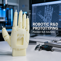 Solución Integral de Impresión 3D SLA para Robots, Carcasas Robóticas Personalizadas y Componentes Articulados, Prototipado y Pruebas Funcionales