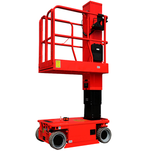 Plateforme élévatrice à ciseaux télescopique automotrice verticale pour entrepôt, 3,6 m, 4,8 m, 6 m - Product Image 4