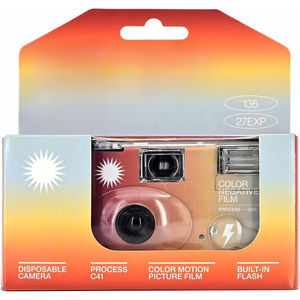 Appareil photo jetable 35 mm avec flash intégré, modèle Amber Spark, film couleur négatif, plastique, rétro, usage unique, vente en gros d'usine - Product Image 2