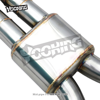 Tuyau intermédiaire en acier inoxydable OEM à longueur égale, type Z, pour système d'échappement Catback BMW M2 M3 M4 G80 G82 G87 G8X 3.0T 2021-2024
