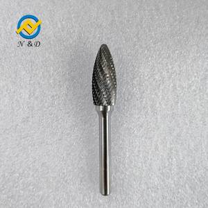 N & D <span class=keywords><strong>Type</strong></span> G Flamme Forme Carbure de Tungstène Fraises rotatives Pièces détachées pour une coupe et une mise en forme efficaces - Product Image 5