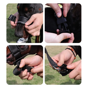 Arnés de Cabeza para Perro Antitirones con Acolchado Suave y Reflectante, Arnés de Hocico Acolchado Suave, Arnés de Cabeza para Perro Antitirones con Correa de Seguridad - Product Image 2