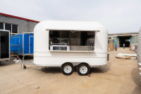 USA Vente Remorque alimentaire remorquable pour la crème glacée Solution d'entreprise mobile