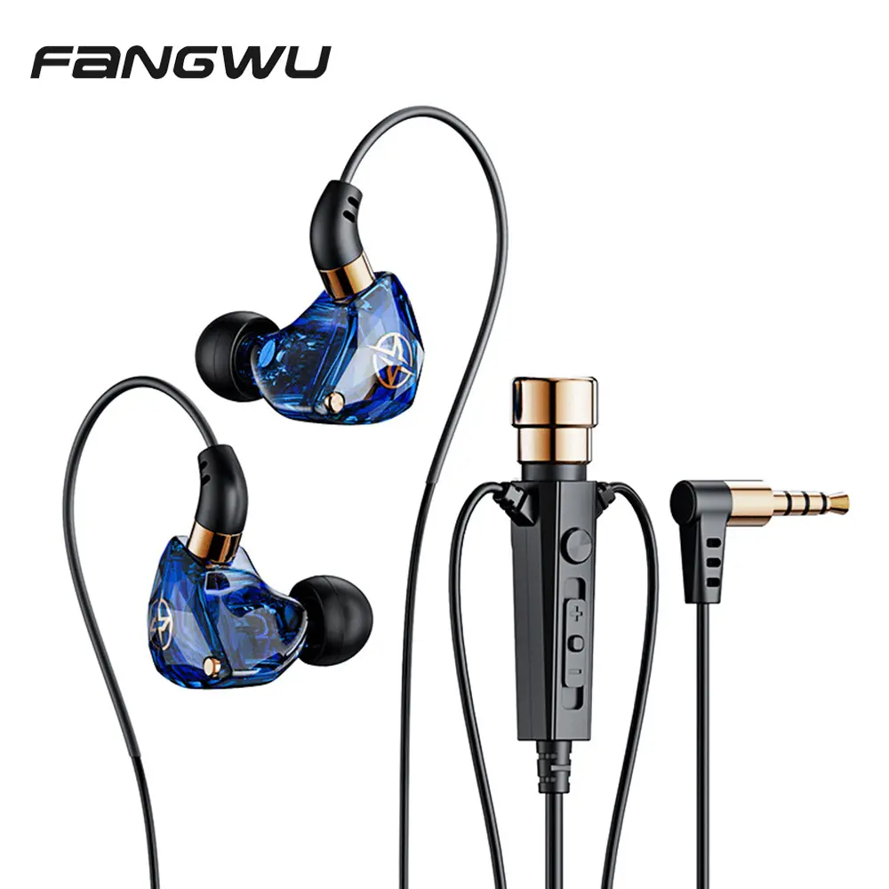 Aksesori Earphone Berkabel Mini Ponsel Kustom, Headset Gaming 3.5Mm dengan Mikrofon Headphone dengan Mikrofon