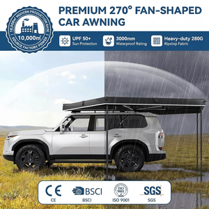 Tente de camping neuve à 270 degrés, auvent latéral de haute qualité pour SUV, abri de voiture en alliage d'aluminium contre la pluie et le soleil - Product Image 4