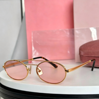 Lunettes de soleil tendance unisexe de luxe, monture carrée intégrale, dégradées, légères, dorées, en métal et nylon, protection UV, vente en gros