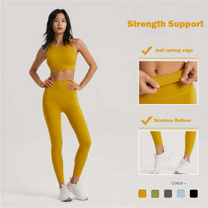 ขายส่งเอวสูงยืดหยุ่นสูงยิมฟิตเนสเลกกิ้งโยคะสําหรับผู้หญิง - Product Image 5