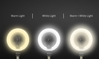 Trépied portable en aluminium sans fil L07 avec anneau lumineux de 6 pouces pour support de téléphone portable