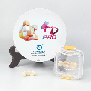Yucera 4D Dental Zirconia Block <span class=keywords><strong>Precio</strong></span> 14 Unitbridge Fullarch Veneer 98 95 89 Amann System * 10-25mm CAD CAM con <span class=keywords><strong>precio</strong></span> de fábrica - Product Image 3