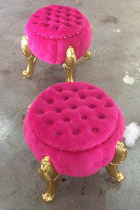 Silla de espera de estilo europeo, silla de espera para salón de belleza, QZ-R806A - Product Image 3