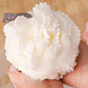 Nouvelle grande taille 60g boule de douche super doux anti-diffusion <span class=keywords><strong>bain</strong></span> <span class=keywords><strong>moussant</strong></span> filet dos frotter en gros - Product Image 3
