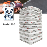 Poudre Colloïdale Blanche Amorphe Basisil-200 Silice Fumée Hydrophile 99,8% SiO2 pour le Contrôle de la Tixithropie et l'Anti-affaissement