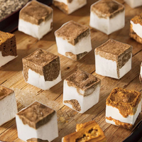 Hoogwaardige gevriesdroogde kokoslatte fabrikant groothandel casual snacks koffiemelk chips vacuüm verpakt