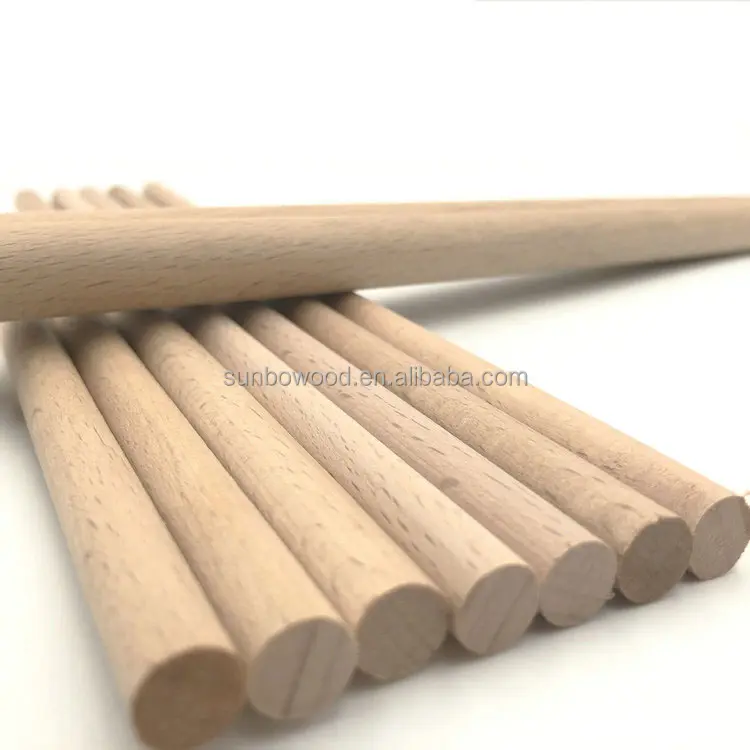 Factory wholesale wood dowels birch wood dowel stick beech wood stick
