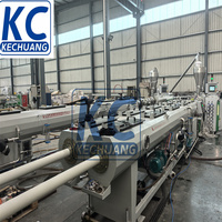 Hochleistungs-Mehrfachdüsen-Doppelschnecken-PVC-Rohrextrusionsanlage mit 2/4 Düsen für kleine Rohre 16-40mm