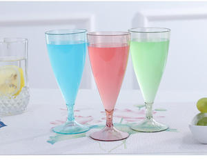 Vendita calda eco-friendly riutilizzabile su misura calici di acqua colorata <span class=keywords><strong>bottiglia</strong></span> di acqua calici set Vintage bicchieri di vino per il campeggio - Product Image 6