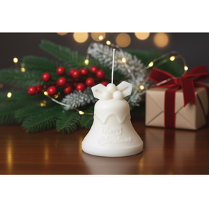 <b>Tall</b> Bell Christmas <b>Candle</b> for Elegant Holiday Dcor - Product Image 2