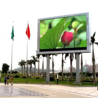 Caja de hierro impermeable para exteriores P4 P5 P6 P7 P8 P10, pantalla LED de estadio, pared de empalme de publicidad grande, pantalla de alquiler LED personalizada