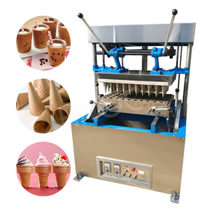 Hnoc ăn được Biscuit Coffe cup Maker Máy tự động Ice Cream Waffle Cone làm cho máy Ấn Độ - Product Image 2