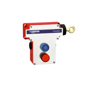 MS-Telemecanique XY2CE1A296H7 Latching Emergency Stop Rope <b>Pull</b> Switch XY2C Side 2NC+2 NO pilot <b>Light</b> 230 V - Product Image 4