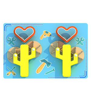 遊具インタラクティブサンドウォールボードアクティビティ子供用遊園地用プールおもちゃプレイセンター屋内サンドピット - Product Image 6