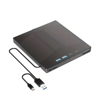 Nieuwe externe DVD-brander 7-in-1 USB 3.0 & Type-C draagbare CD/DVD-drive 24x CD 8x DVD-brander voor laptop desktop pc Mac