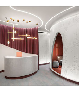 Redefinición y selección <span class=keywords><strong>de</strong></span> materiales Escritorio <span class=keywords><strong>de</strong></span> <span class=keywords><strong>recepcionista</strong></span> semicircular <span class=keywords><strong>de</strong></span> superficie sólida - Product Image 2