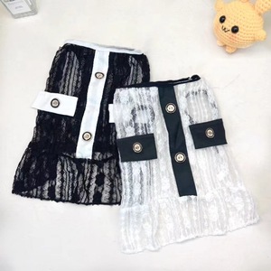 Pet Dog Cat Lace Skirt Polyester Cute Design For <b>Small</b> Breeds <b>Teddy</b> Bichon Pomeranian - Product Image 1
