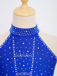 Traje de Baile Latino para Niñas de 6 a 16 Años, Top Corto con Falda de Plumas, para Samba, Rumba, Cha-Cha, Actuaciones, Competiciones y Baile de Salón - Product Image 3