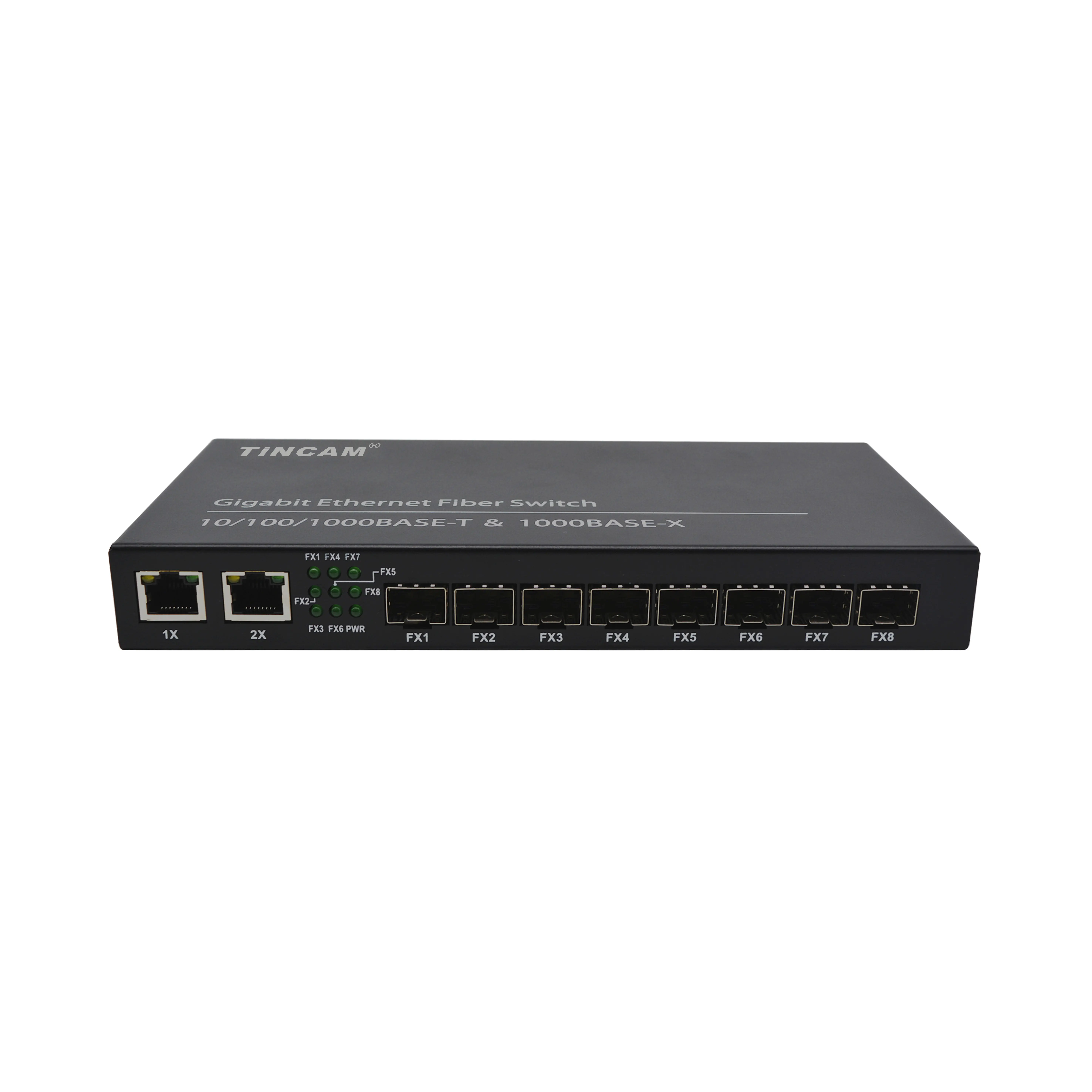 Коммутатор TiNCAM Gigabit Ethernet 8 * SFP + 2 * RJ45