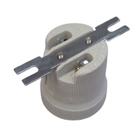 Soket Pemegang Bohlam Lampu Keramik E27, Pemegang Lampu Porselen