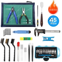 45 Pcs Peralatan Printer 3D Kit Aksesoris Printer 3D Kit Multifungsi